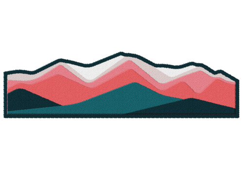 FERAL FERAL Layered Mountains Patch