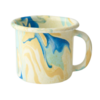 Bornn Enamelware Multi-Colored Swirl Mug 12 oz.