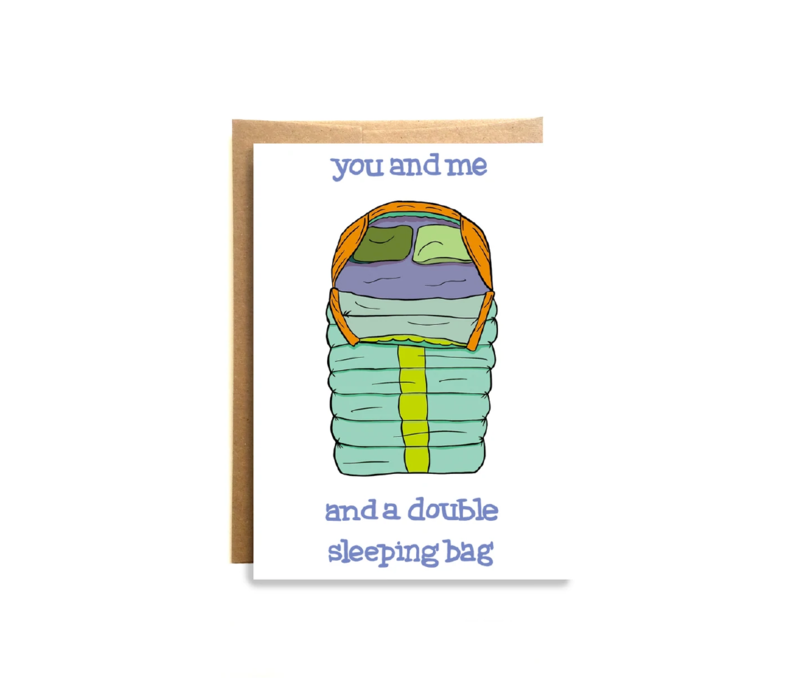 Wild Lettie You + Me Greeting Card