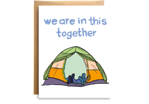 Wild Lettie Compass Paper Co. In This Together Greeting Card