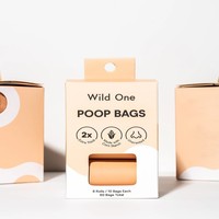 Wild One Dog Poop Bags - 60 Roll