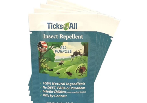 Ticks N All All Purpose Insect Repellent Wipe