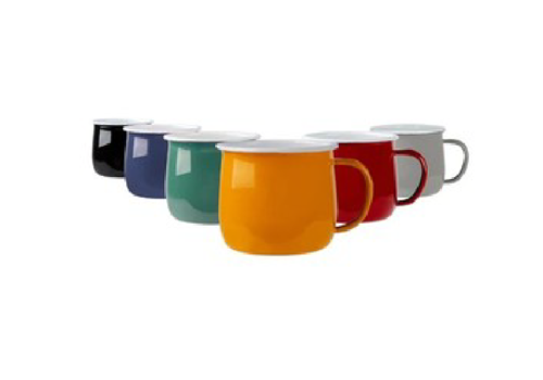 Rinkit Ltd Rinkit Ltd  Argon Tableware Coloured Enamel Mug - 375ml