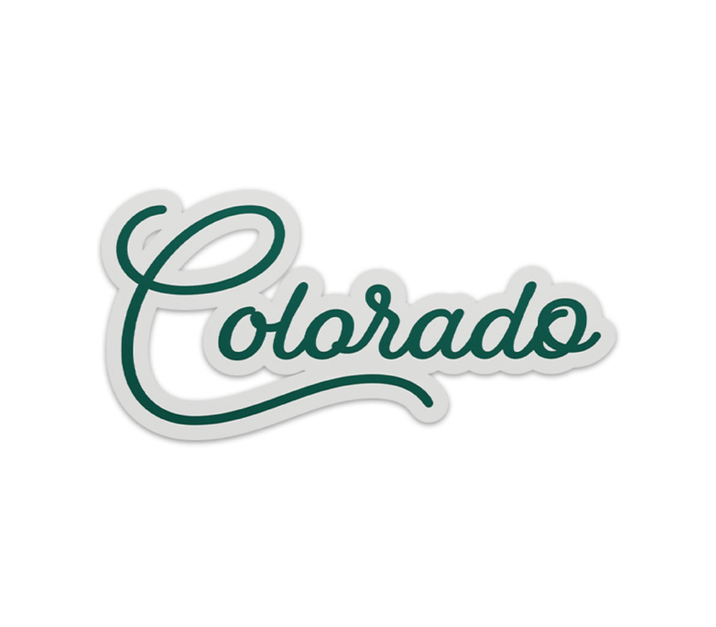 FERAL Colorado Script Sticker