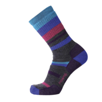 Point6 Mixed Stripe Medium Crew Socks