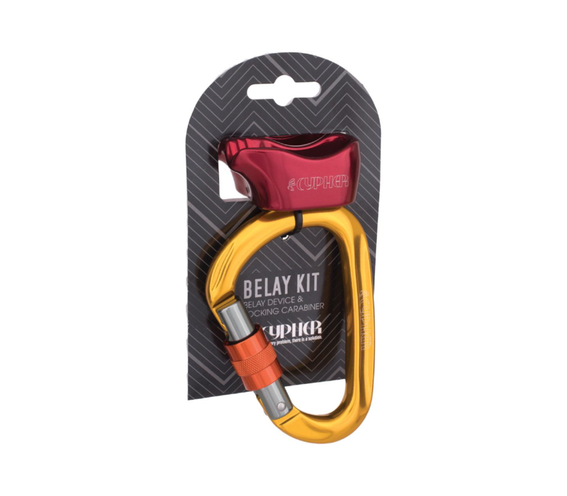 Cypher XF (eXtra Friction) Belay Device With HMS Kit