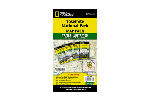 National Geographic National Geographic Yosemite National Park Map Pack