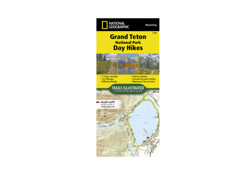 National Geographic National Geographic Grand Teton National Park Day Hikes Map