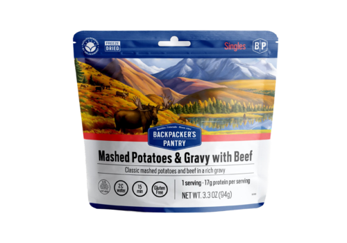 Backpacker's Pantry Backpacker's Pantry Mashed Potatoes & Gravy with Beef Freeze Dried Meal