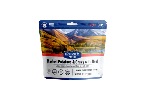 Backpacker's Pantry Backpacker's Pantry Mashed Potatoes & Gravy with Beef Freeze Dried Meal