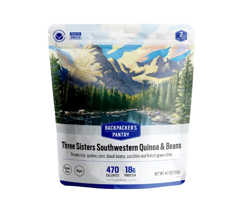 Backpacker's Pantry Three Sisters Southwestern Quinoa & Beans Freeze Dried Meal