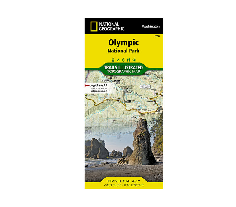 National Geographic 216: Olympic National Park Map