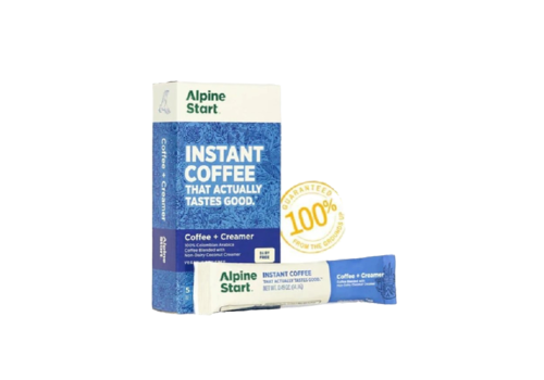 Alpine Start Instant Coffee + Creamer - 5 Pack