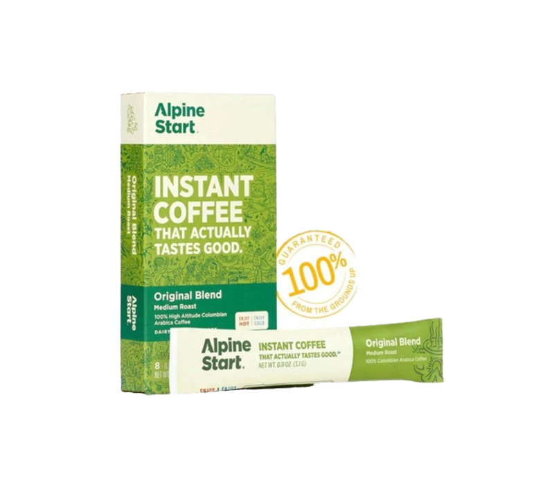 Alpine Start Original Blend Instant Coffee - 8 Pack