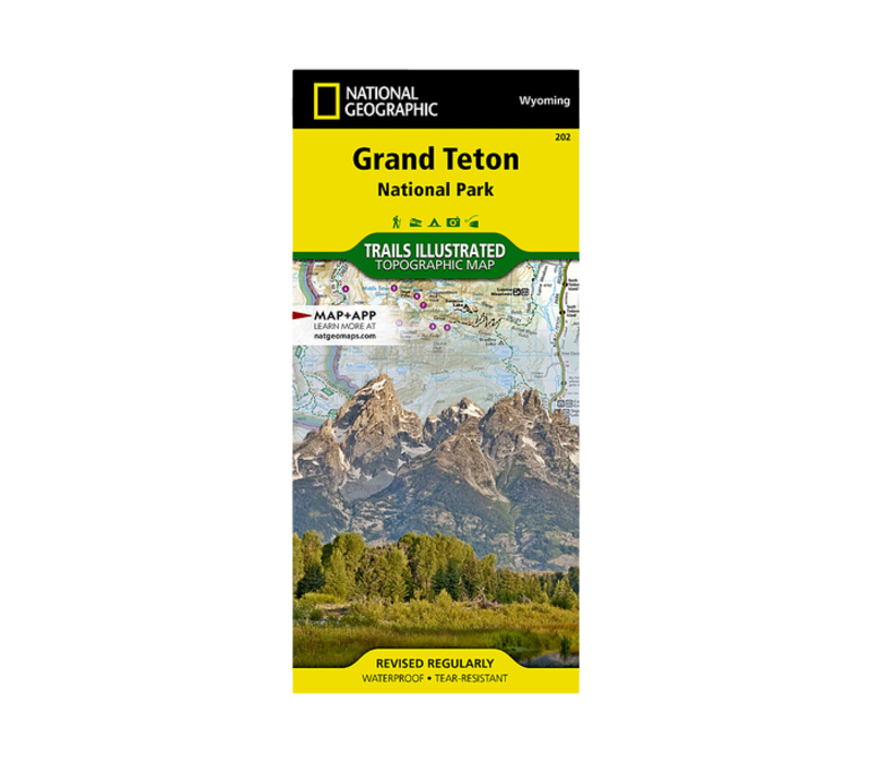 National Geographic 202: Grand Teton National Park Map