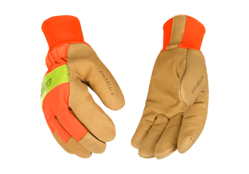 Kinco 1938 High-Visibility Waterproof Pigskin Gloves