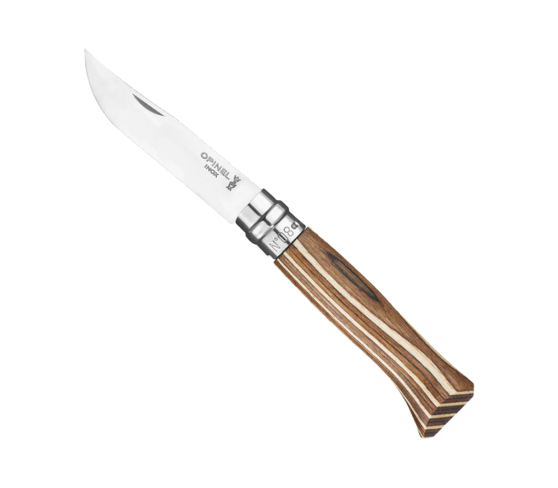 Opinel No.08 Laminated Birch Folding Knife