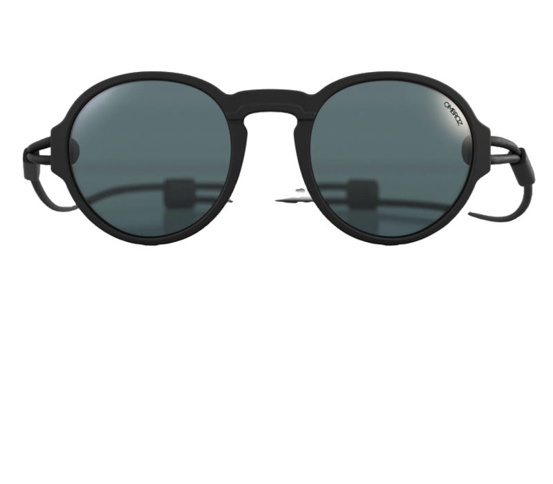 Glassy Santo Grey & Transparent Polarized Sunglasses | Hamilton Place
