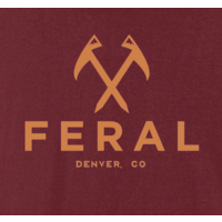 FERAL Denver Logo Long Sleeve Tee Maroon | Burnt Orange