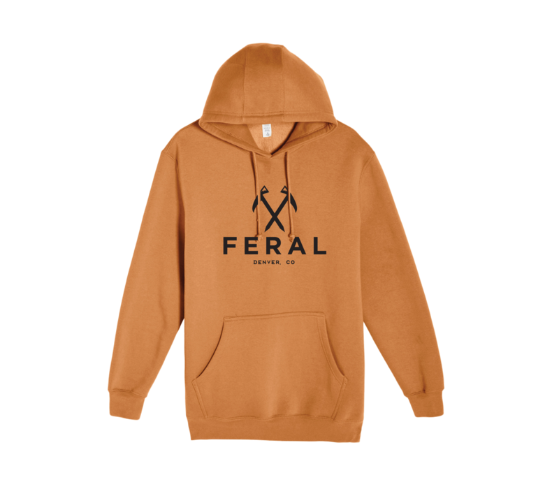 FERAL Denver Unisex Logo Hoodie Meerkat | Black