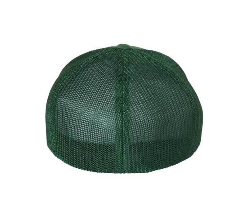 FERAL Logo Flexfit Embroidered Hat 6511 Evergreen | Evergreen