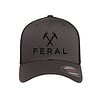FERAL FERAL Logo Low Profile Embroidered Hat 6606 Charcoal | Black