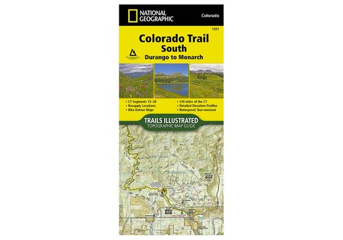 National Geographic National Geographic 1201: Colorado Trail South Durango to Monarch Map