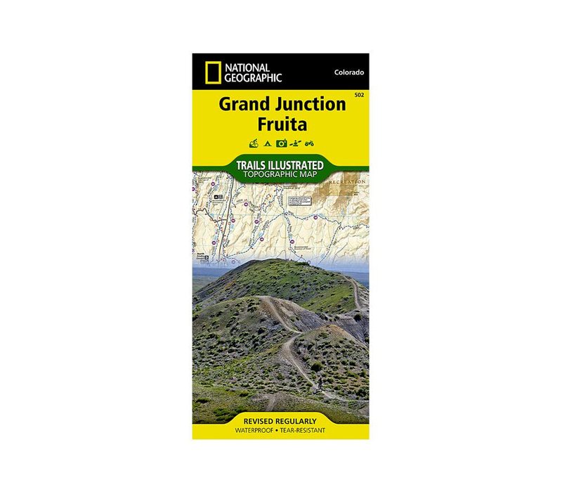 National Geographic 502 Grand Junction Fruita Map FERAL
