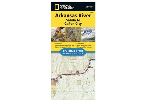 National Geographic National Geographic 2304: Arkansas River Salida to Canon City Map