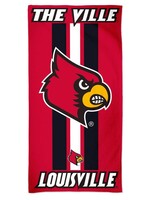 Wincraft Inc BEACH TOWEL, FIBER, RED/BLACK, 30x60, UL