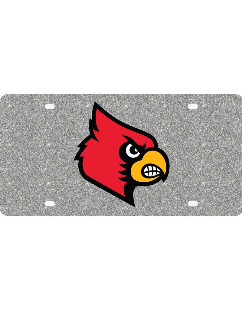 Stockdale Technologies LICENSE PLATE, GLITTER, SILVER, UL