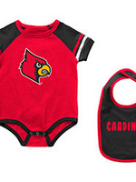 Colosseum Athletics ONESIE, INFANT, WARNER W/BIB, RED, UL