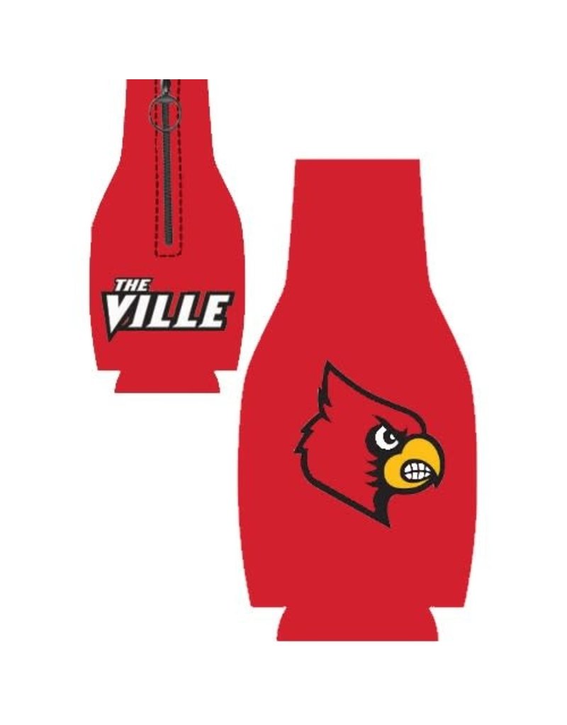 Jaymac Sports Products BOTTLE COOZIE, RED, LOGO, UL