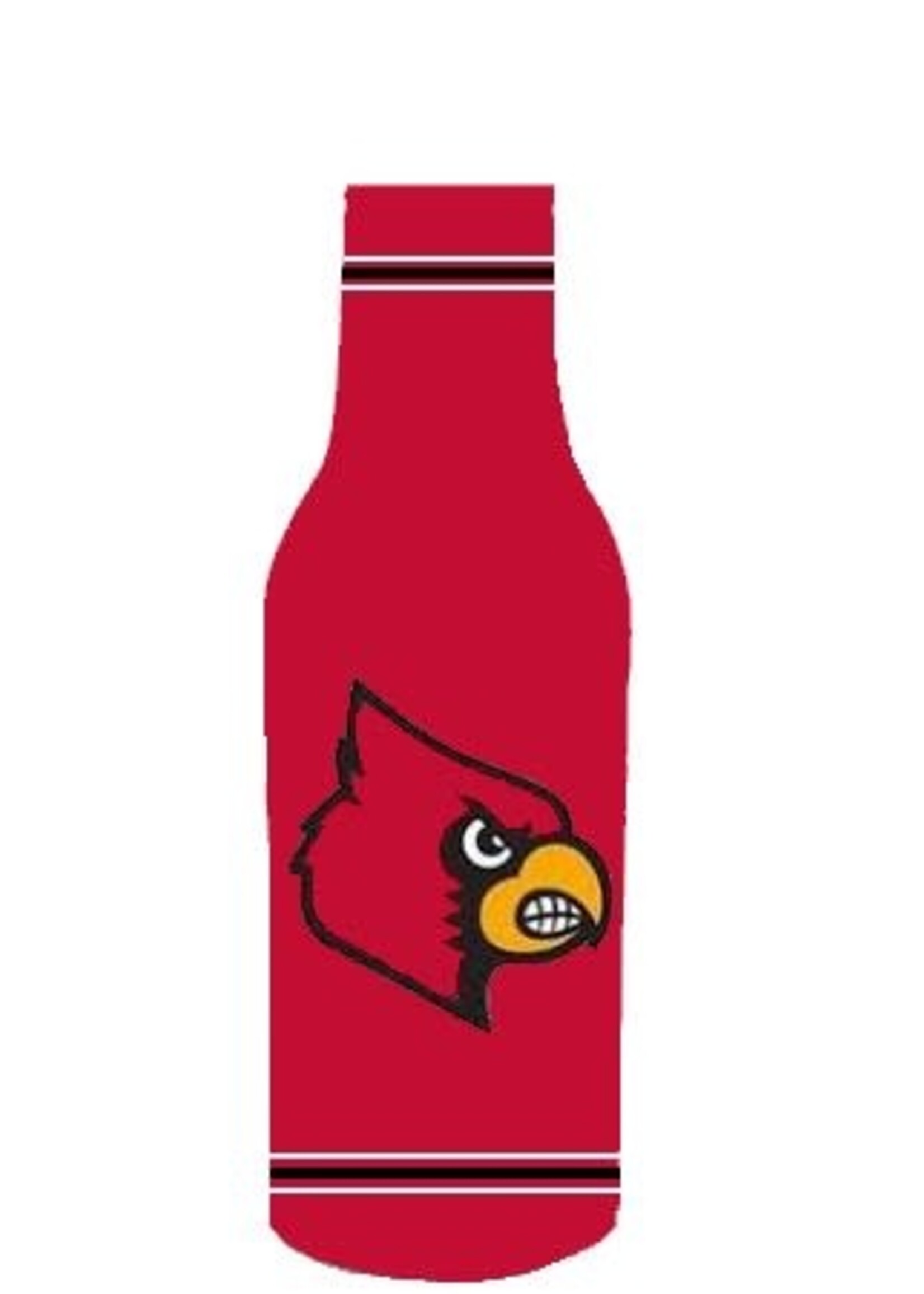 LOGO BRANDS COOZIE, BOTTLE, STRIPE, RED, UL