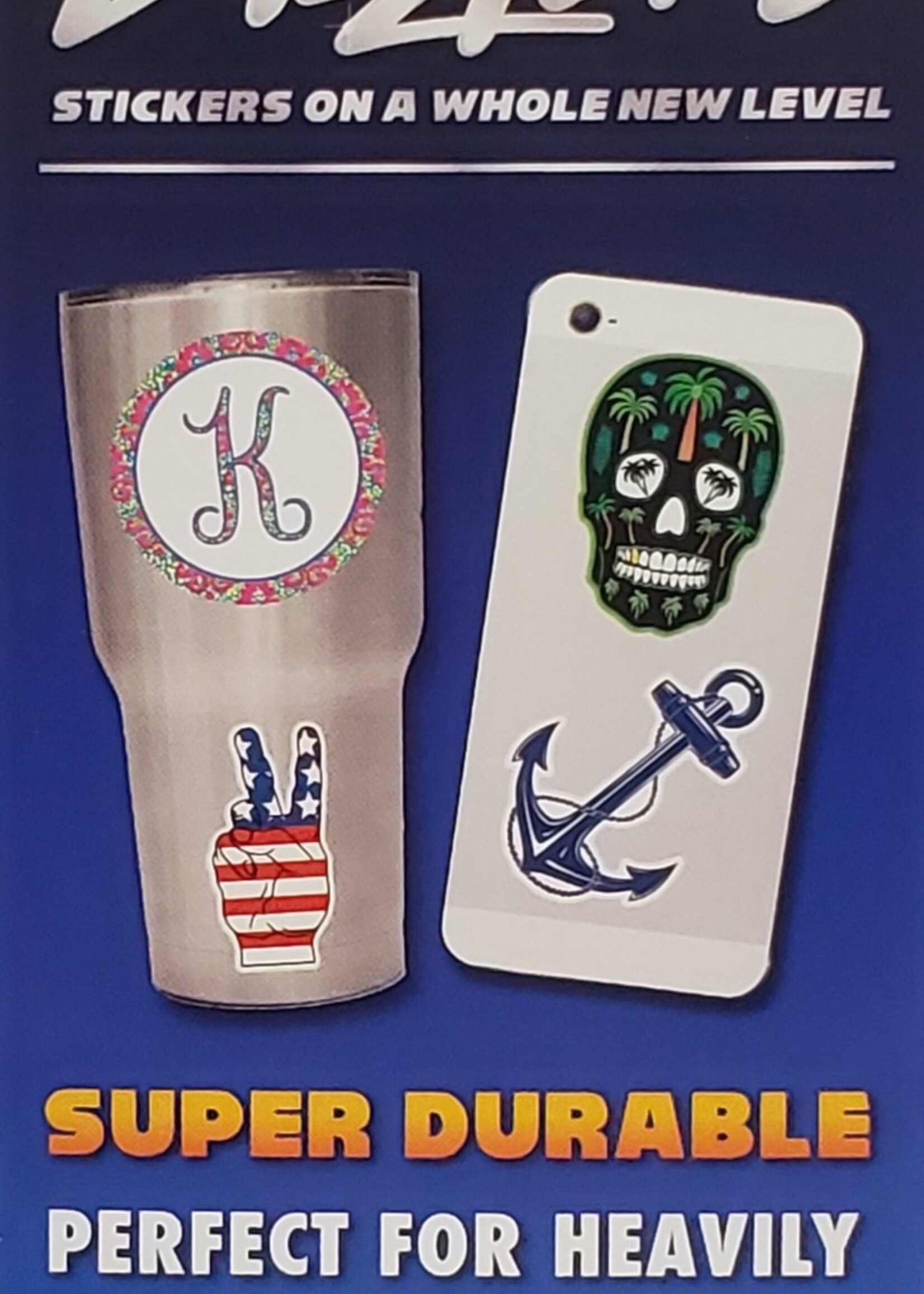 SDS Designs DECAL, DIZZLER, HEAD, 2 IN, UL