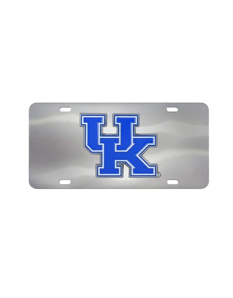 Fanmats LICENSE PLATE, STAINLESS STEEL, UK