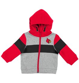 ONESIE, INFANT, BUTTON LIFT, RED/GRY, UL - JD Becker's UK & UofL