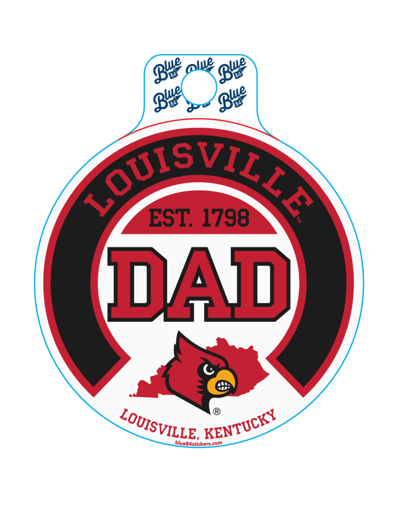 BLUE 84 DECAL, DAD, STATE, 4 IN, UL
