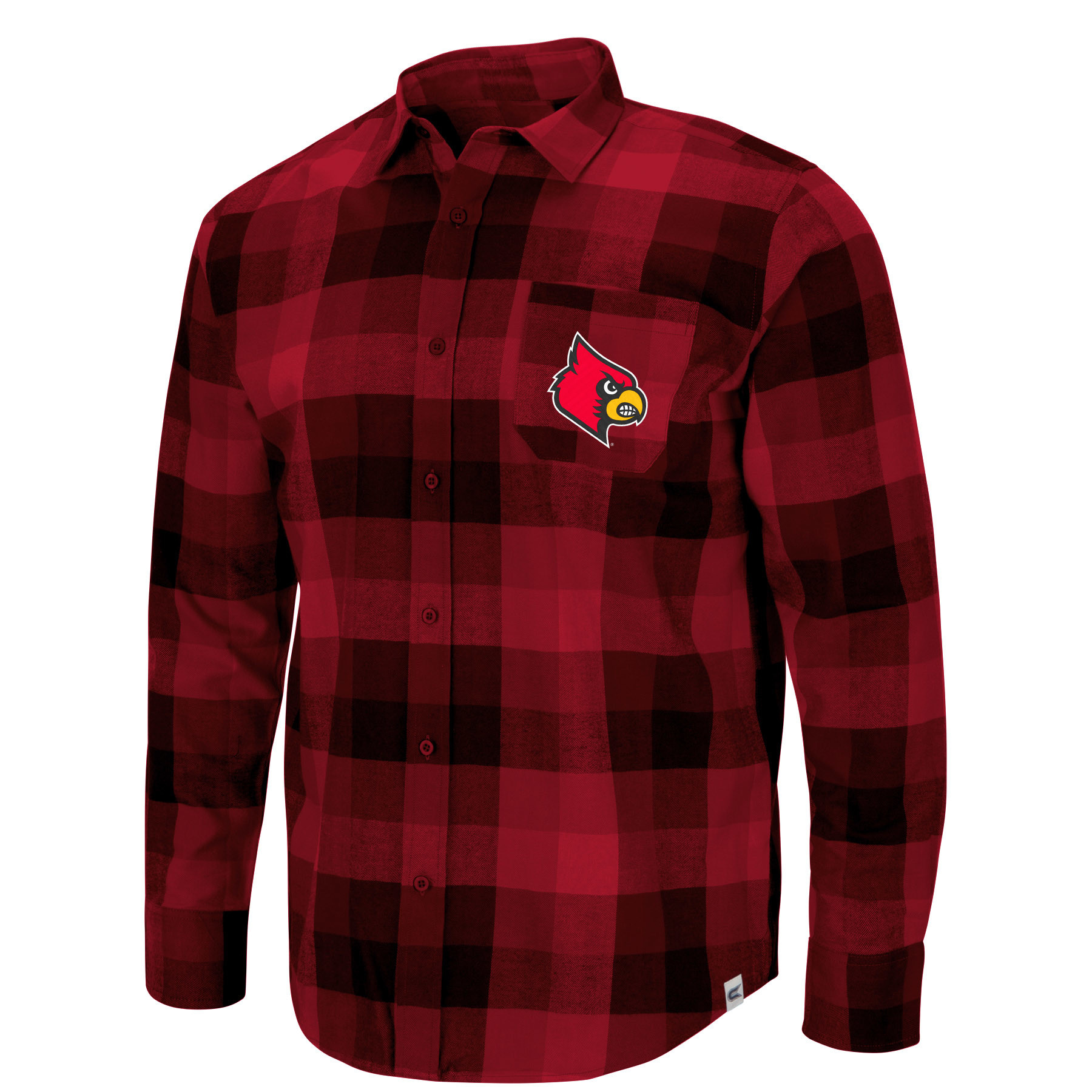 DRESS SHIRT, LS, EVOLUTION, RED/WHT, UL - JD Becker's UK & UofL Superstore