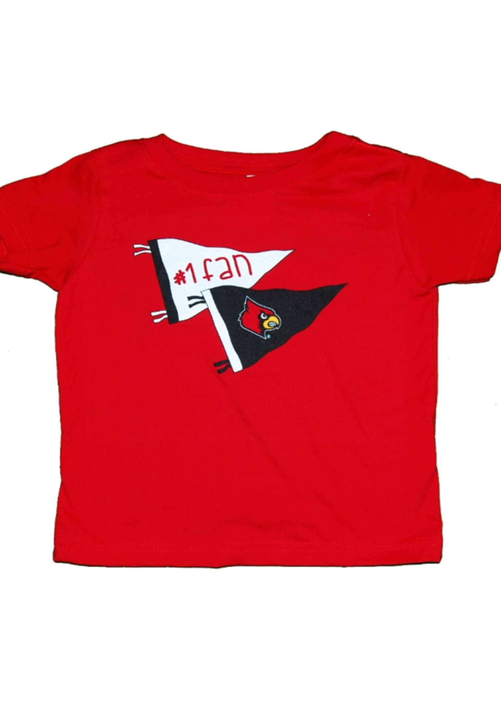 Little King TEE, INFANT/TODDLER, SS, #1 FAN, RED, UL