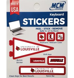 Louisville Cardinals Glitter Stickers - U of L Decals