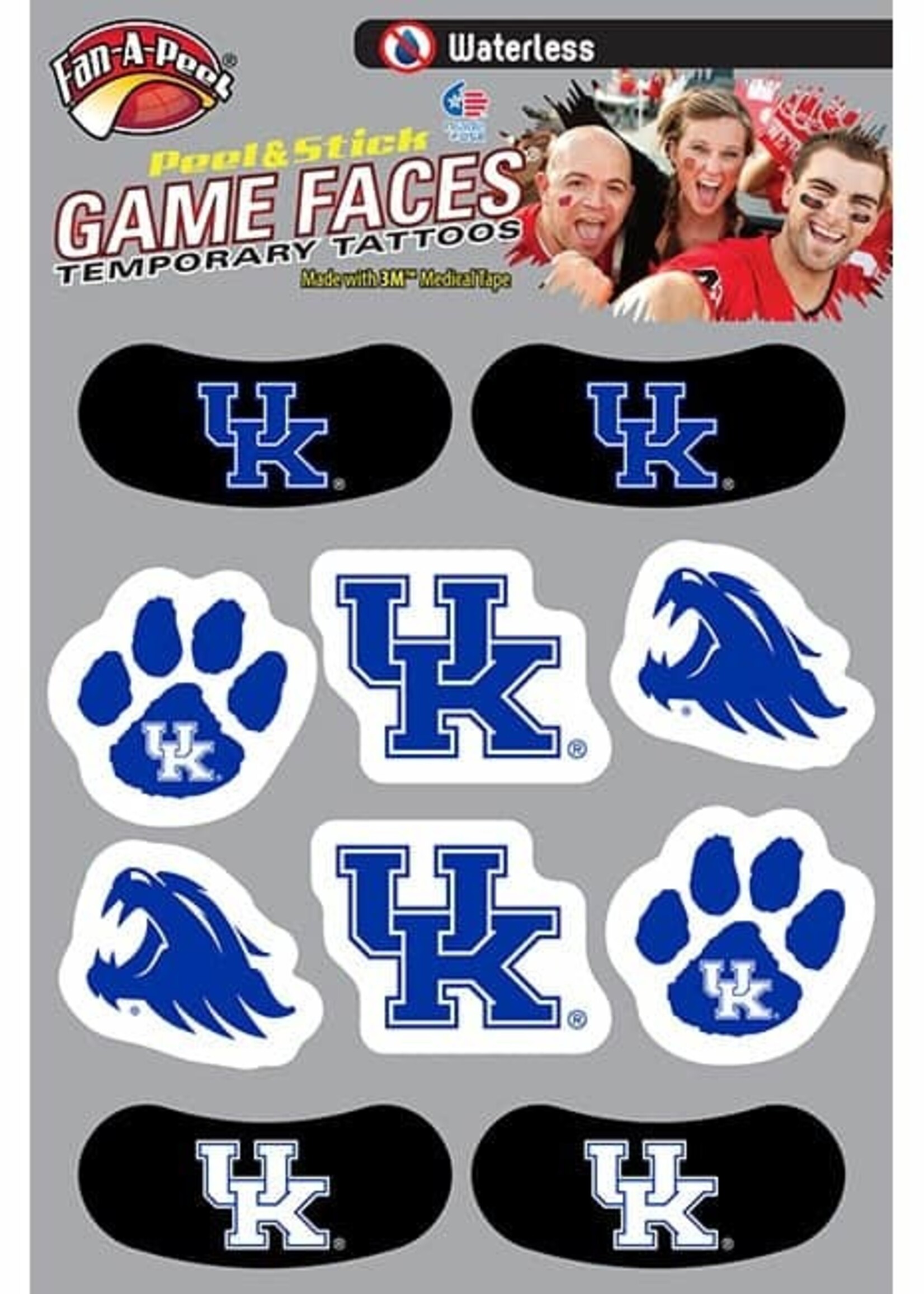 Fan A Peel TATTOOS, COMBO SHEET, UK