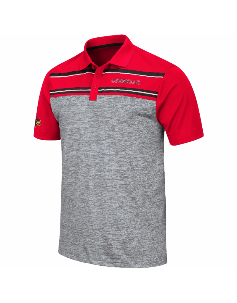 louisville cardinals collared shirt