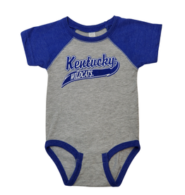 Little King ONESIE, BASEBALL, GRAY/ROYAL, UK