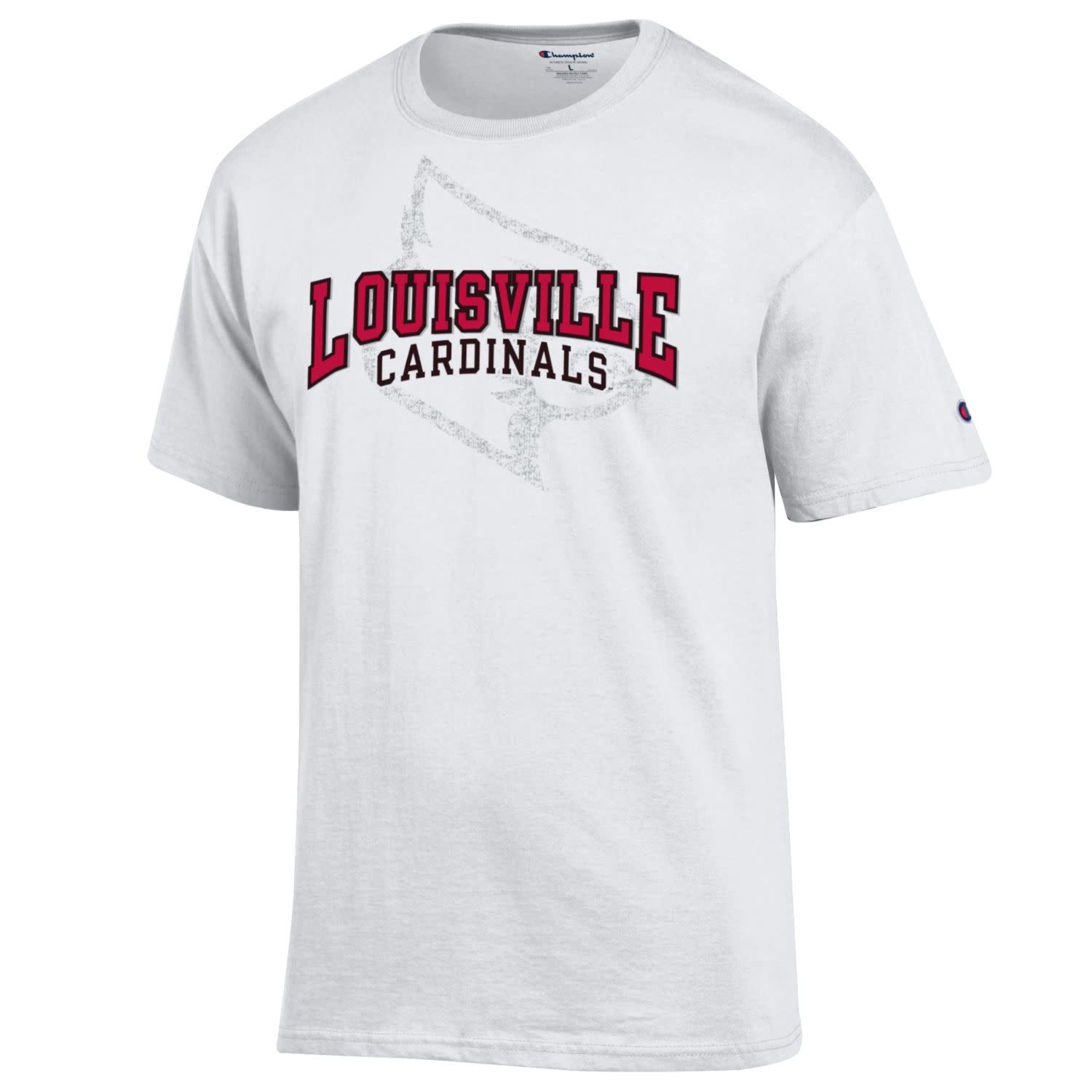 Louisville Cardinals Black Football Short Sleeve T Shirt by Champion