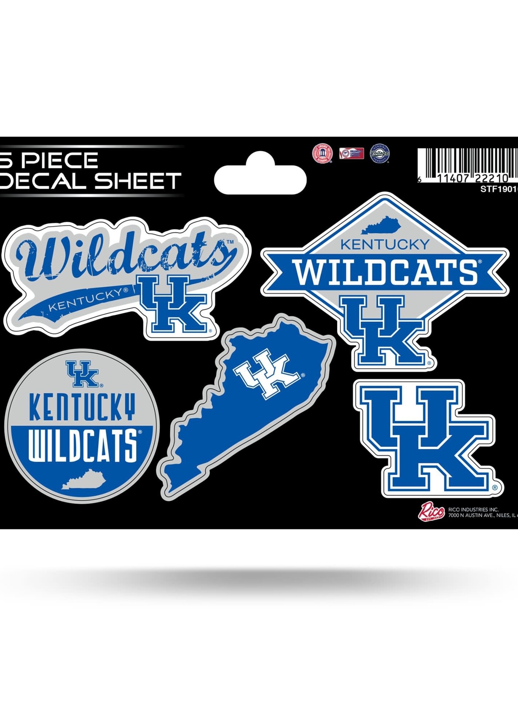 Rico Industries DECALS, 5 PC SHEET, UK