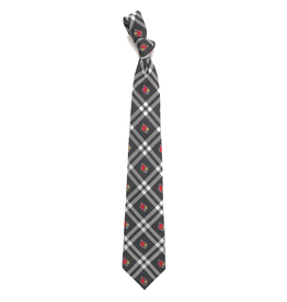 Eagles Wings Louisville Cardinals Checked Tie