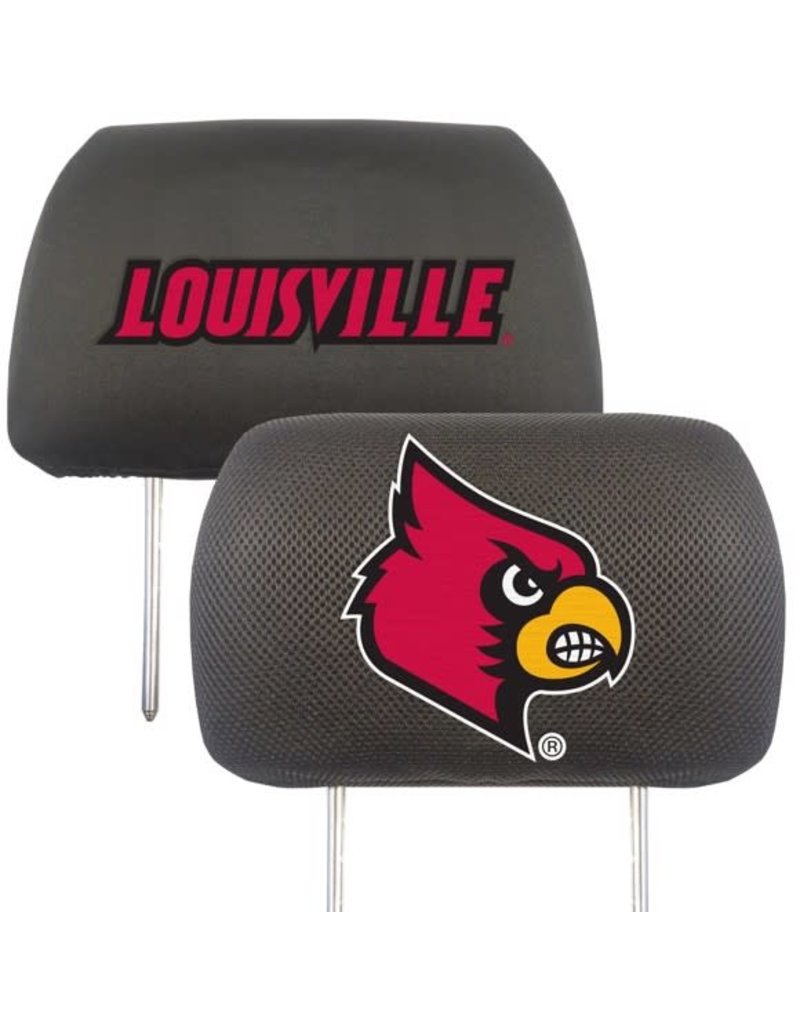 Fanmats HEADREST COVERS, BLACK, 1 PR, UL