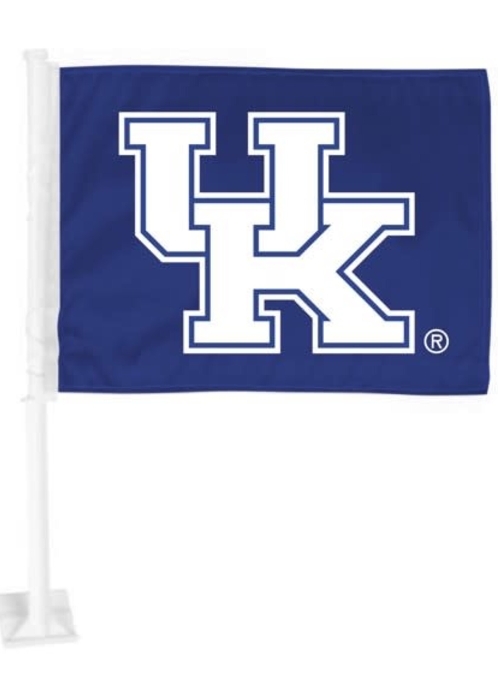 BSI Products CAR FLAG, LOGO, ROYAL/WHITE, UK