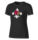 Gear for Sports TEE, LADIES,SS, FLEUR DE LIS, BLK, UL
